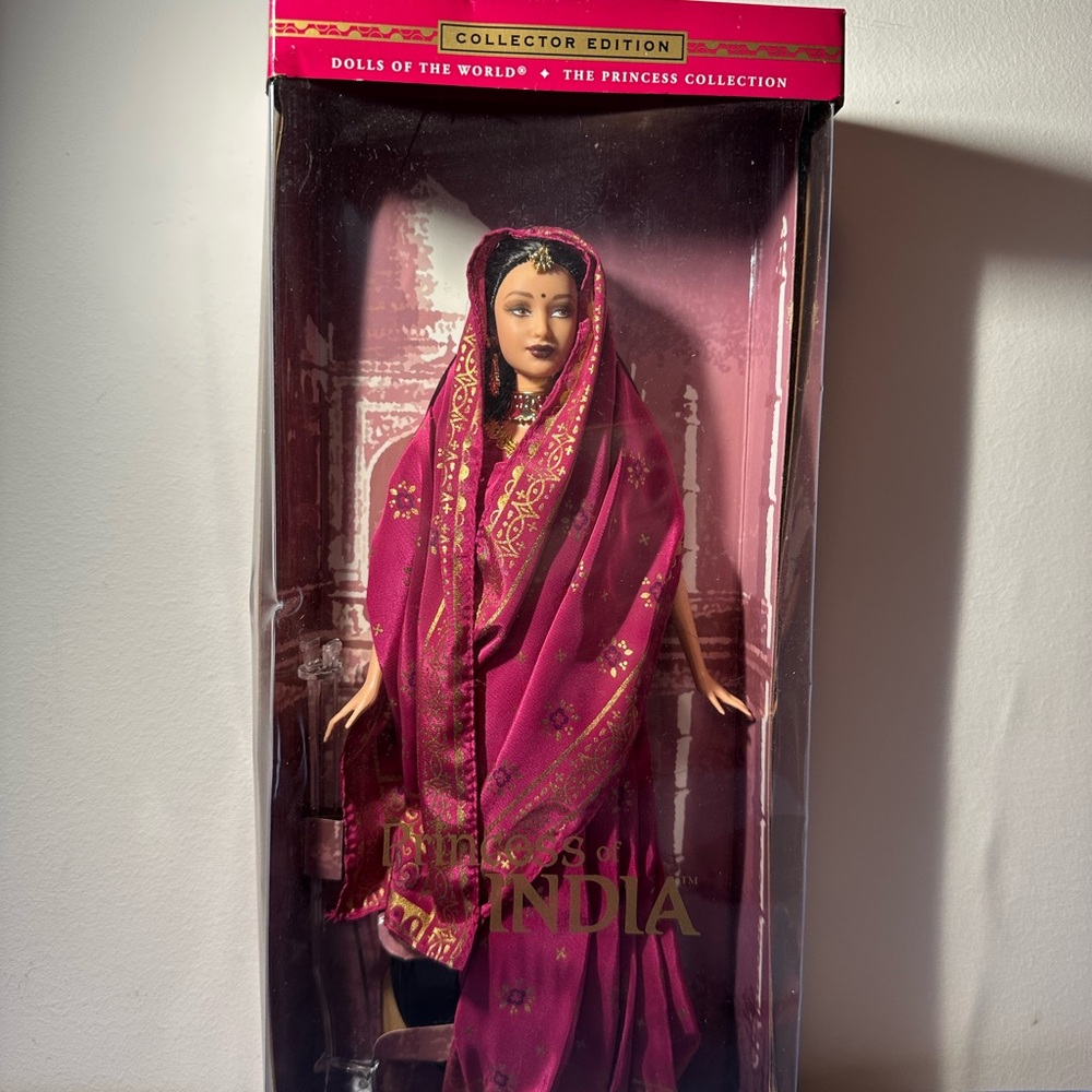Barbie Princess of India Doll in Magenta and Gold